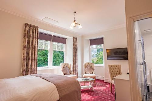 Burn How Garden Hotel - Bowness on Windermereにあるベッド