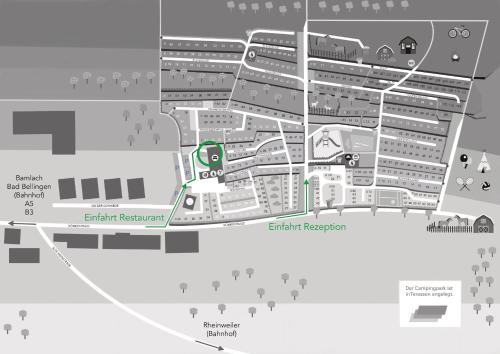 a proposed site plan of the apartment building at Lug ins Land Restaurant & Ferienwohnungen in Bad Bellingen