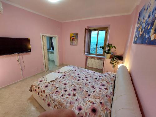 TV a/nebo společenská místnost v ubytování SWEETY LELE HOUSE