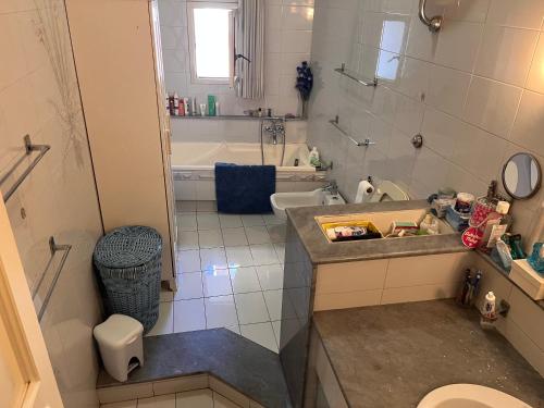 Camera matrimoniale ampia con bagno privato in appartamento condiviso dall Host