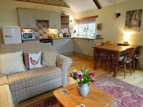 Köök või kööginurk majutusasutuses The Cider Barn