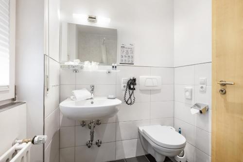 Koupelna v ubytování Aktivhotel Alter Kaiser