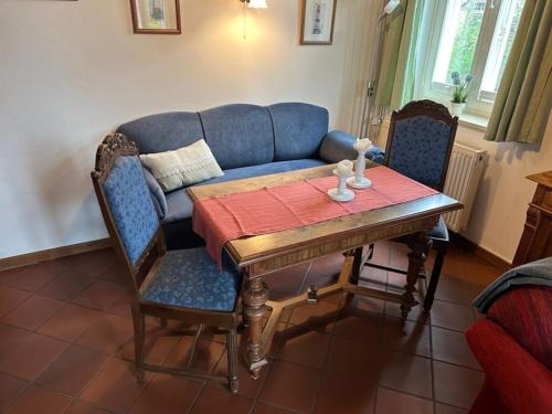 Posezení v ubytování Landhaus up de Warft - Friesenrose
