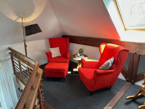 Posezení v ubytování Landhaus up de Warft - Störtebecker