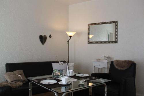 Χώρος καθιστικού στο Ferienhof Schoof No1