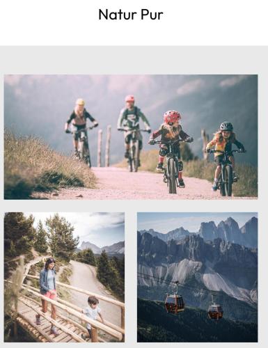 a group of people riding bikes on a mountain road at Ferienwohnung Burgfrieden Brixen with BrixenCard in Brixen