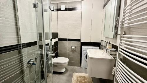 Kúpeľňa v ubytovaní Apartmán Aurora Třeboň
