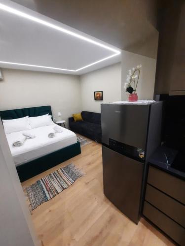 Postelja oz. postelje v sobi nastanitve Genius Apartament
