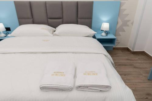Cama o camas de una habitación en Sublime Bnb
