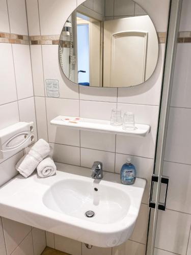 Ένα μπάνιο στο Hotel Garni Silvana
