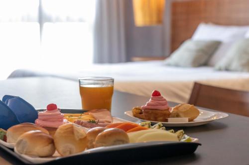 Možnosti snídaně pro hosty v ubytování Kastel Petrópolis