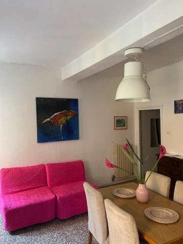 Posezení v ubytování Bilocale Inzani