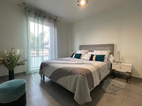 Postel nebo postele na pokoji v ubytování PRADO PLAGE DAVID - STADE VELODROME - PARC CHANOT - Luxury apartment by the Sea