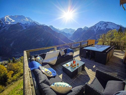 Unique à Champagny l'appartement Panoramik dans un Chalet d'Alpage avec une vue exceptionnelle