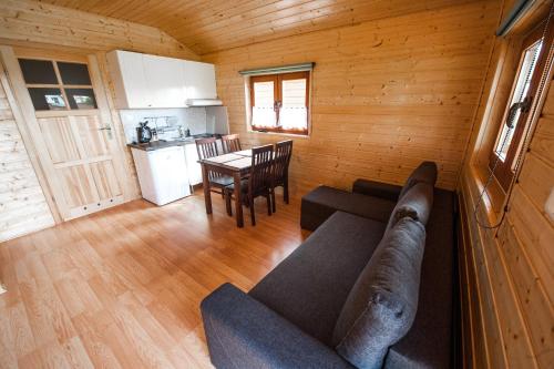 Kuchyň nebo kuchyňský kout v ubytování Lazur Apartamenty Domki