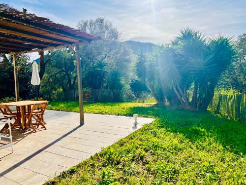 Un jardín fuera de Loft entre mer et campagne à 5 min d'Ajaccio classé 4 étoiles
