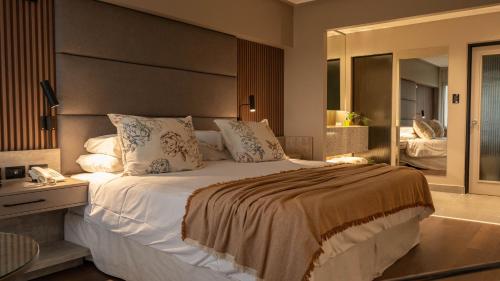 Garden Park Hotelにあるベッド