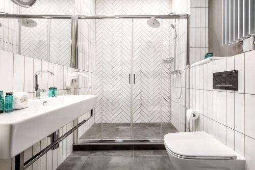 Vinfort Aparthotel tesisinde bir banyo