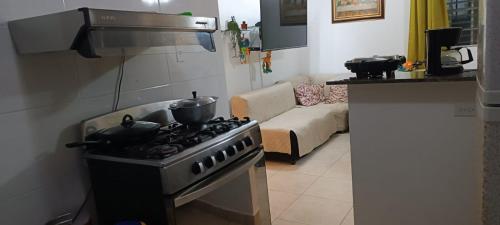 Nhà bếp/bếp nhỏ tại Elegante Habitación 2