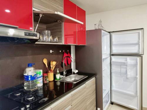 Η κουζίνα ή μικρή κουζίνα στο ¡Descansa, ríe y llénate de vida!