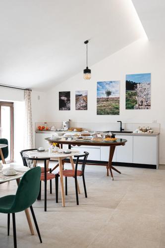 Dapur atau dapur kecil di AgriBio Villa Ribes