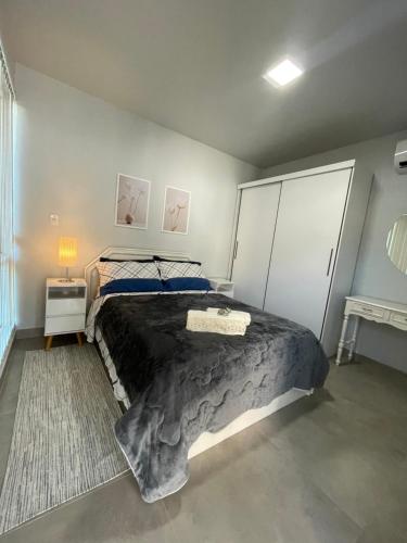 Krevet ili kreveti u jedinici u okviru objekta Casa Floratta - Próximo a Unisc