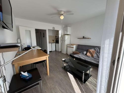 Appartement T2 cabine climatisé avec garage et terrasse au Grau-du-Roi, 6 couchages, proche plage