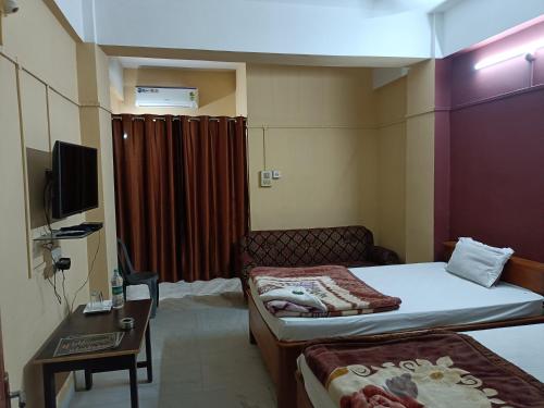Krevet ili kreveti u jedinici u objektu Hotel Yuvraj Palace