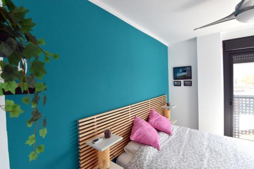 Ένα ή περισσότερα κρεβάτια σε δωμάτιο στο Complete apartment in Tarifa center