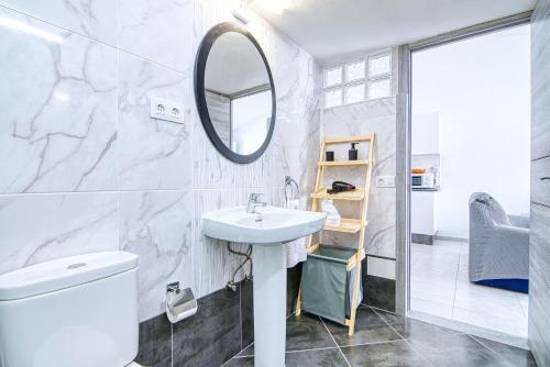 Koupelna v ubytování Bungalow Los Porches D52