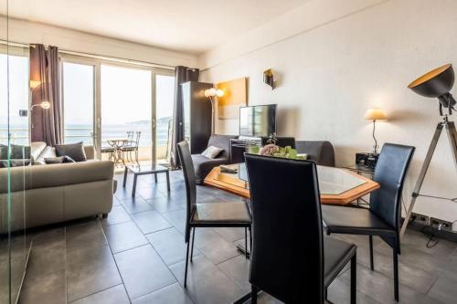 Vue exceptionnelle - Ma terrasse sur le front de mer et - Studio 34 m2 - Antibes Juan-les-pins