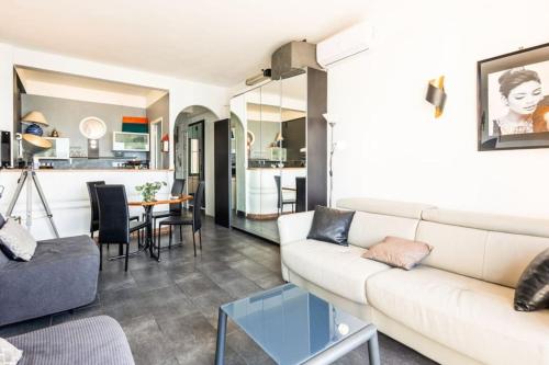 Vue exceptionnelle - Ma terrasse sur le front de mer et - Studio 34 m2 - Antibes Juan-les-pins