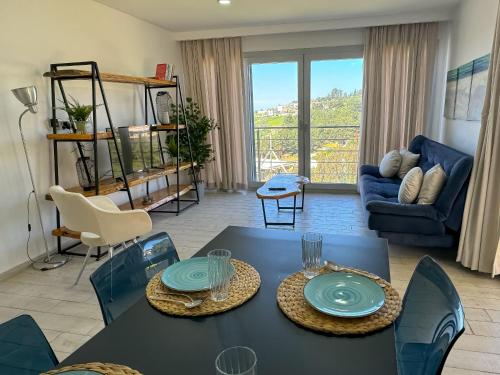 Χώρος καθιστικού στο Lavender Residence
