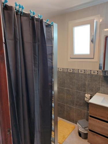 Koupelna v ubytování les berreries