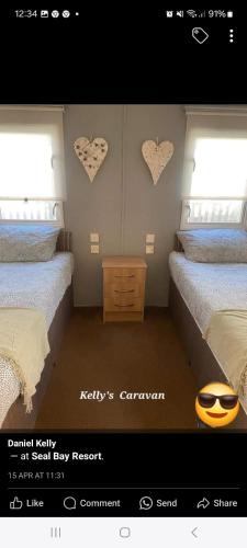Krevet ili kreveti u jedinici u objektu Kelly's caravan