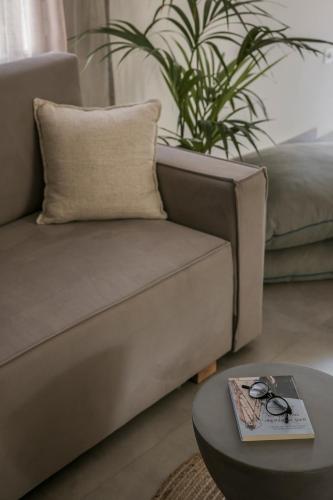 Χώρος καθιστικού στο Marissa's Elegant retreats