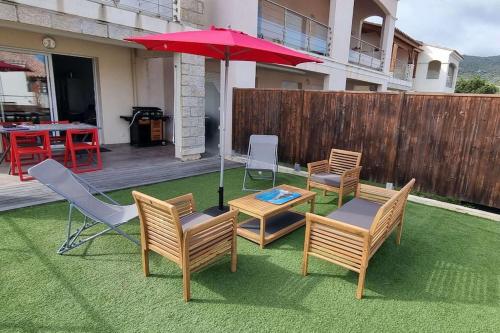 Appartement porto pollo100 m plage