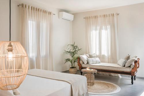 Ένα ή περισσότερα κρεβάτια σε δωμάτιο στο Marissa's Elegant retreats