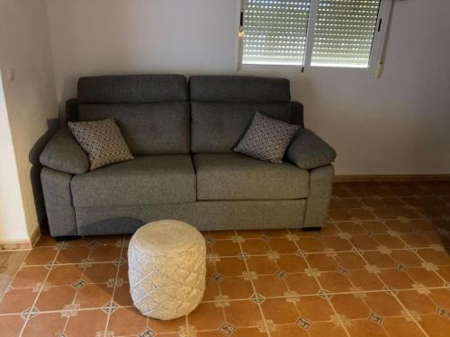 Χώρος καθιστικού στο Casita Abanilla