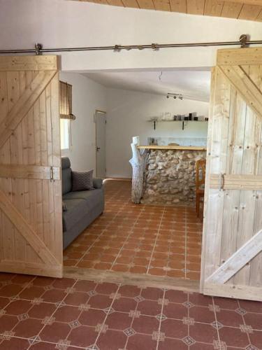 Χώρος καθιστικού στο Casita Abanilla