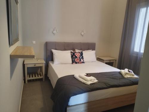 Cama o camas de una habitación en Villa Katerina