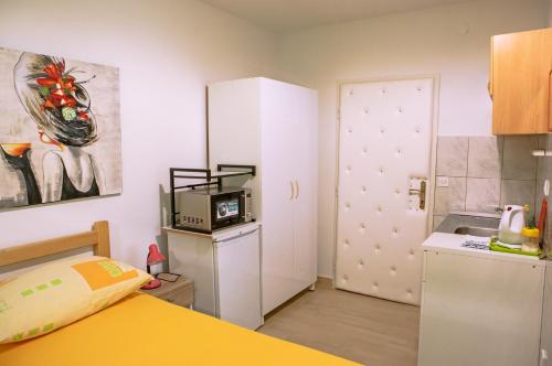 Dapur atau dapur kecil di Studios Lavender