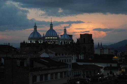 a group of domes on top of a building at Grand Hotel Santa Ana in Cuenca