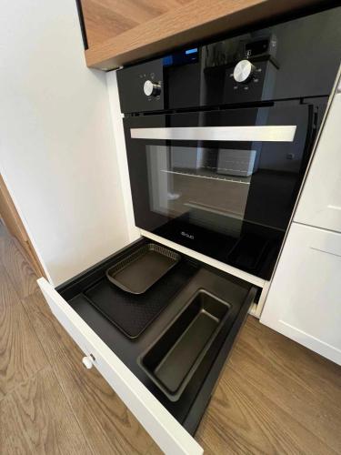 Kuchyň nebo kuchyňský kout v ubytování Gîte L'inatendue