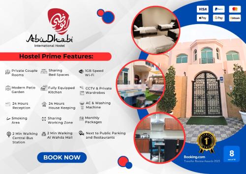 International Abu Dhabi Hostel في أبوظبي: كتالوج لبيت للبيع في اخاتار بونيوري