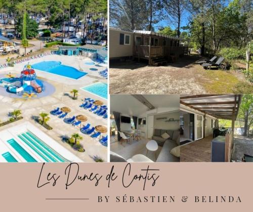 Sbvacances Mobil Home 3ch 2sdb sur Magnifique emplacement avec vue sur la forêt des landes