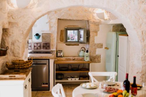 Dapur atau dapur kecil di Trulli Pinacea
