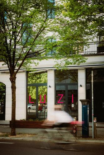 a building with a z sign in the window at Lux 11 Berlin-Mitte in Berlin