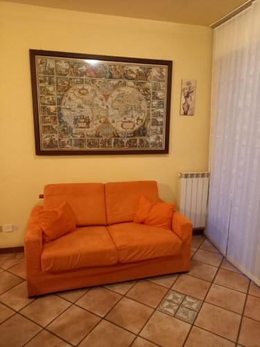 Χώρος καθιστικού στο Le Torri Apartments