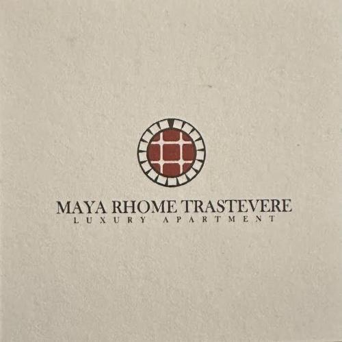 un logotipo para el teatro de la casa ahmara en MAYA RHOME TRASTEVERE en Roma